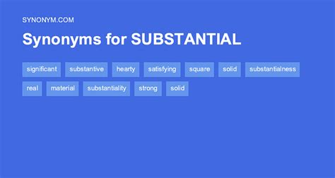 substantial traduction|SUBSTANTIAL in French .